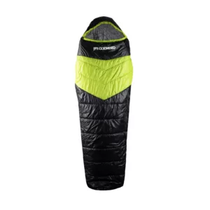 sleeping bag cozmeed dacron green-yellow depan